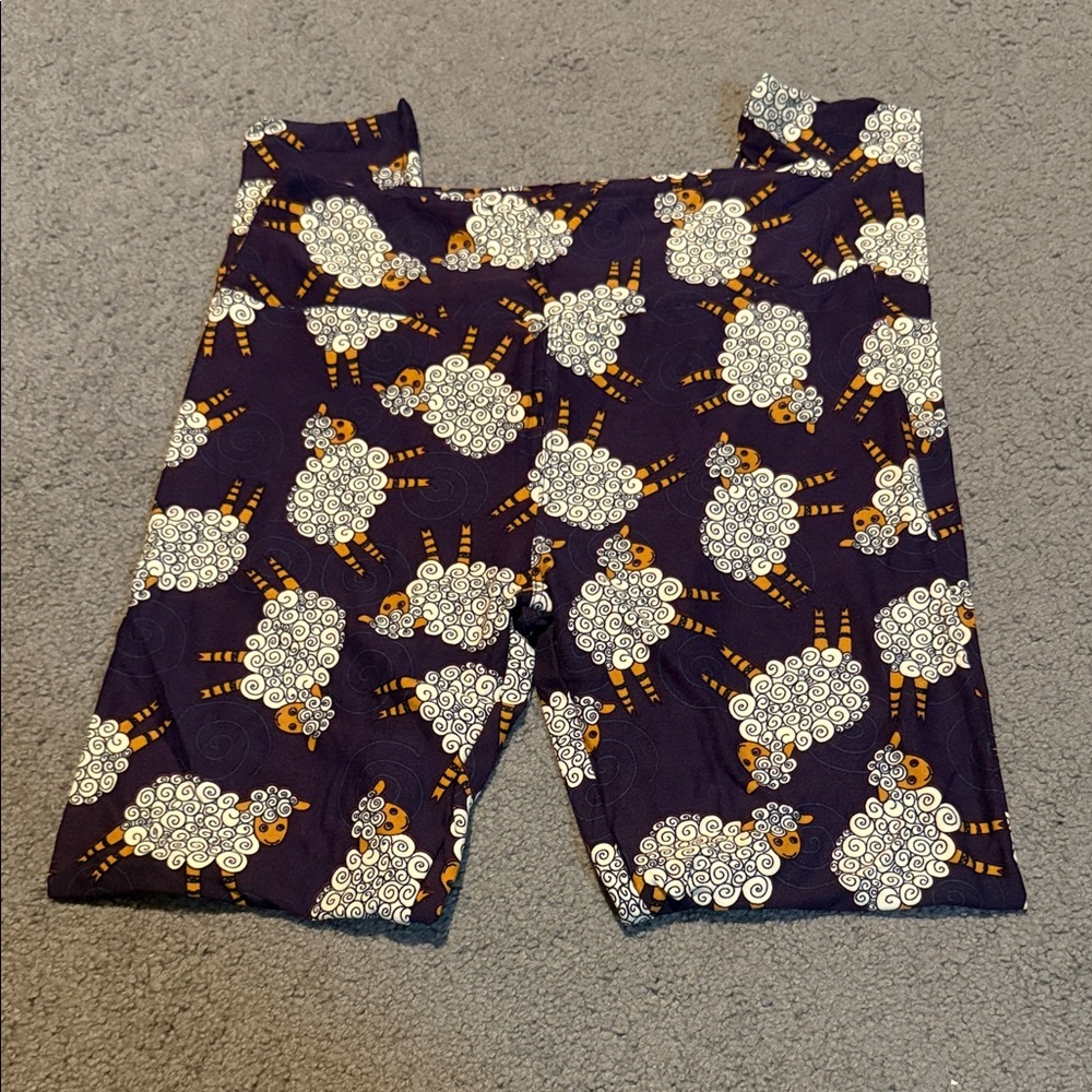 LuLaRoe Sheep Design Leggings